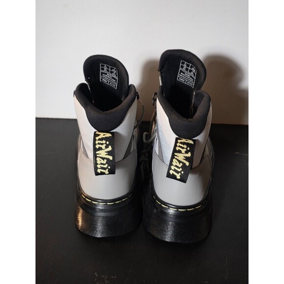 New Dr Martens Boury Utility Combat Boots Gun Metal Grey Size  Men\'s 7 Women’s 8 main image 4